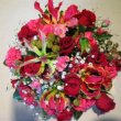 青森県青森市アンジェリックの花　赤バラのアレンジメント